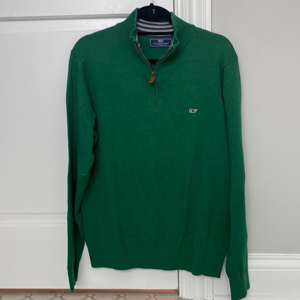 Vineyard Vines green sweater pullover